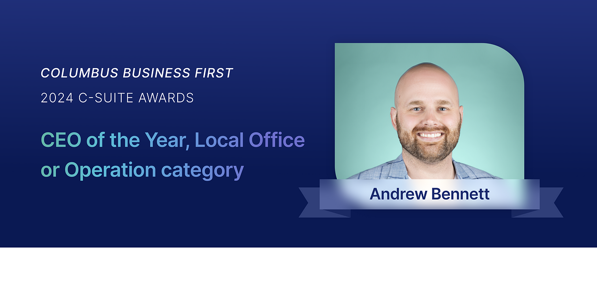 Andrew Bennett honored as CEO of the Year by Columbus Business ...